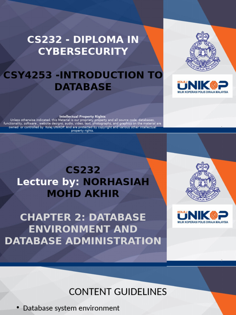 Database Environment & Administration Guide | PDF | Databases | Software