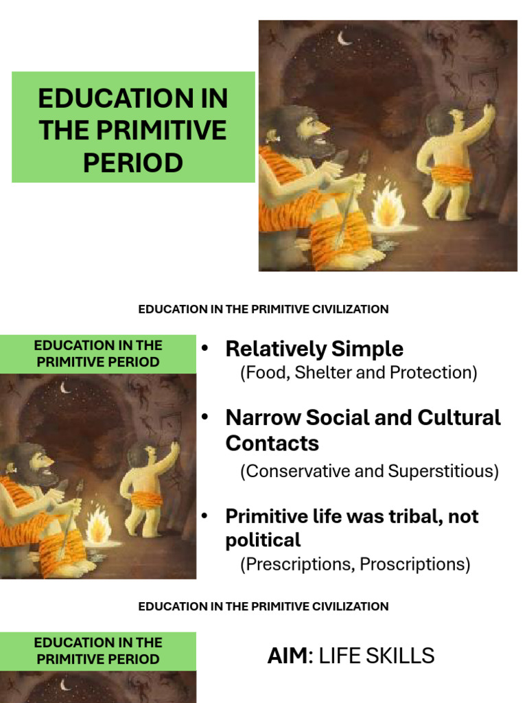 Primitive Education: Survival and Skills | PDF | Ancient Greece | Sparta