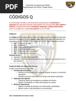 Códigos Q na Comunicação Policial | PDF | Rádio | Comunicação