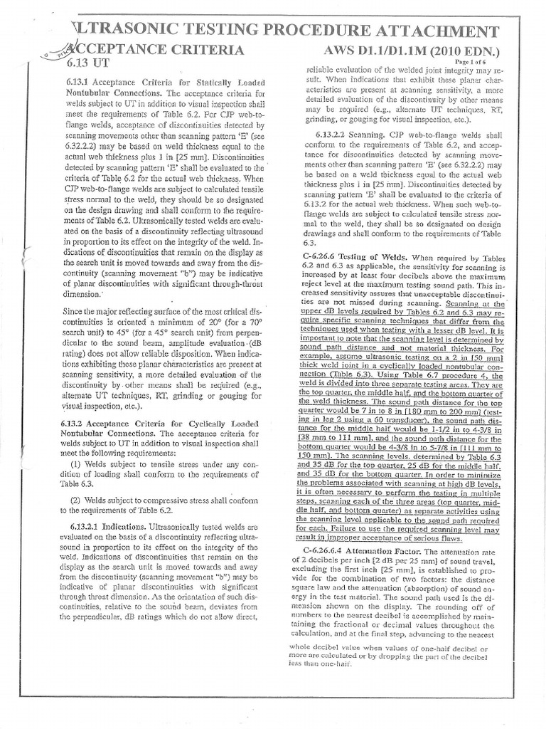 Ultra Sonic Weld Test Manual | PDF