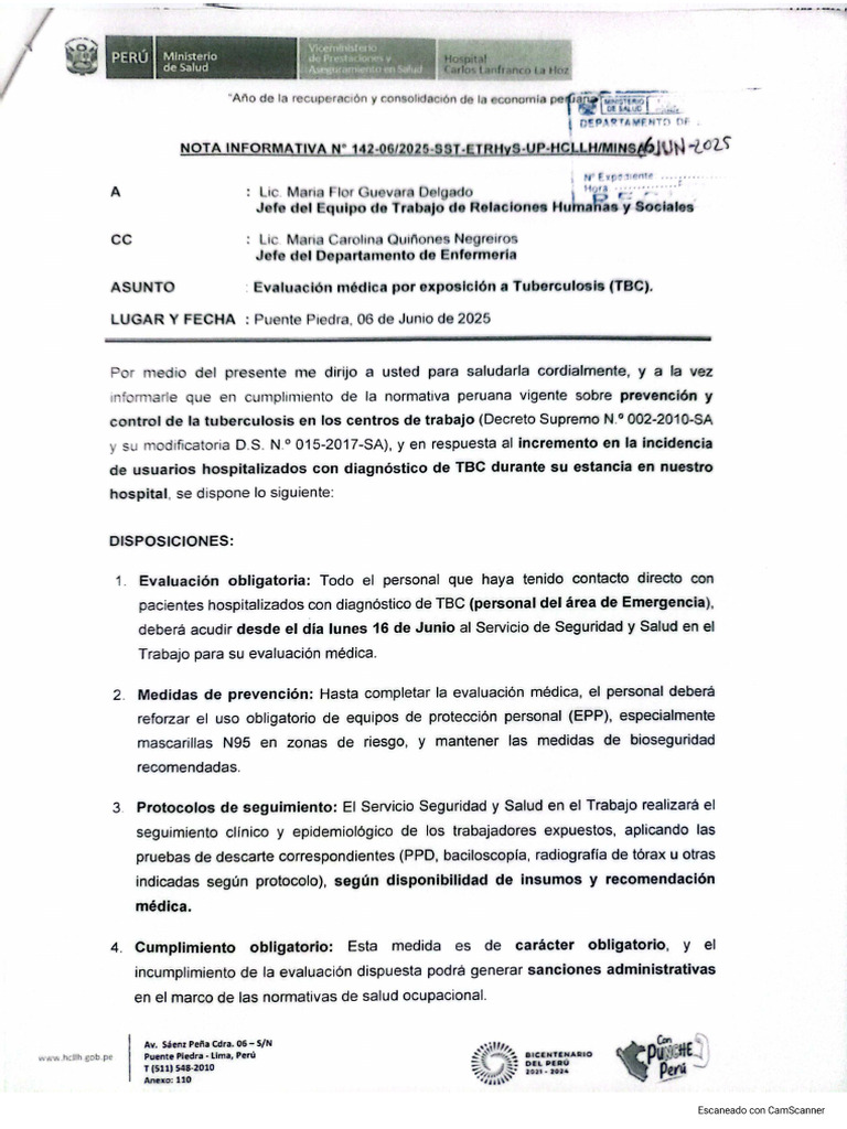Nota Informativa #142 | PDF