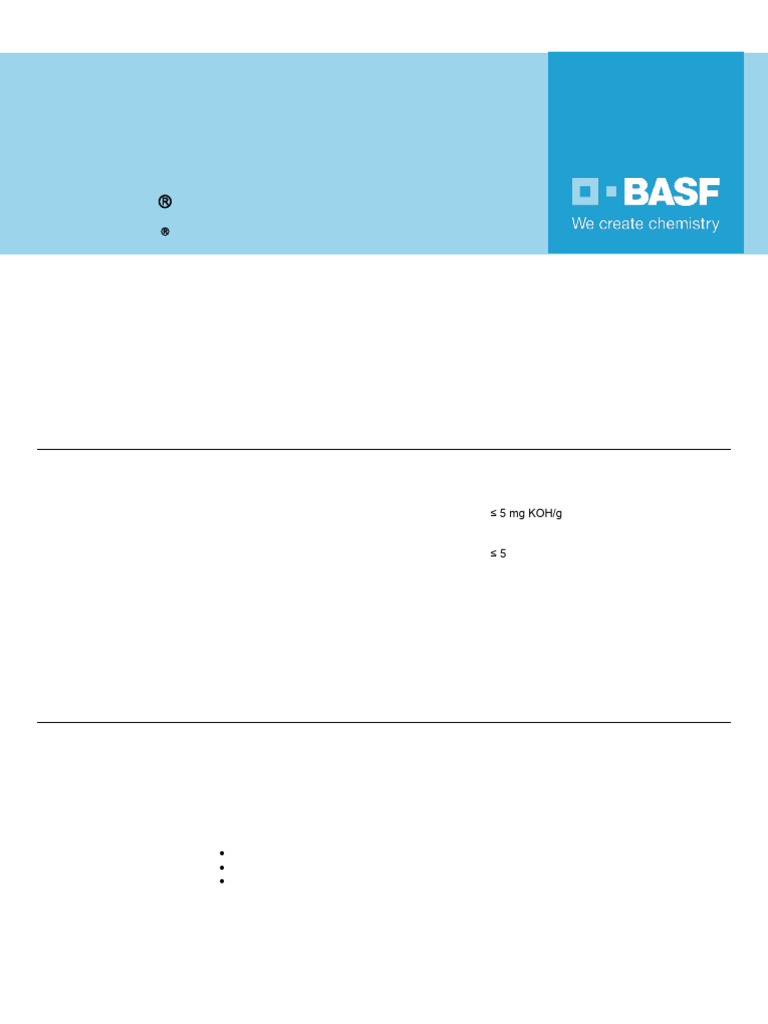 Laromer EA 8765 R Technical Data Sheet | PDF | Epoxy | Chemical Substances