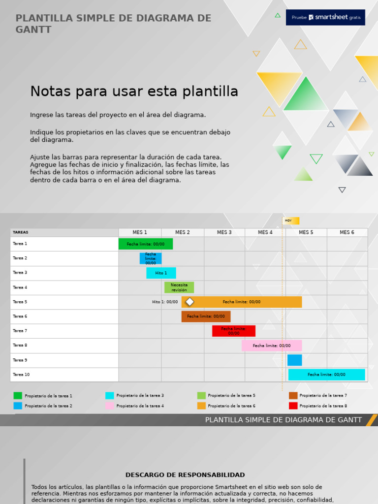 IC Simple Gantt Chart 1091802 - PowerPoint - ES | PDF | Informática