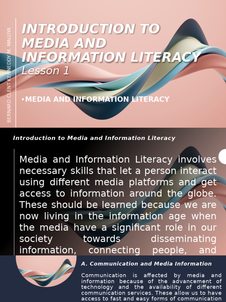 Media and Information Literacy Guide | PDF | Information | Literacy