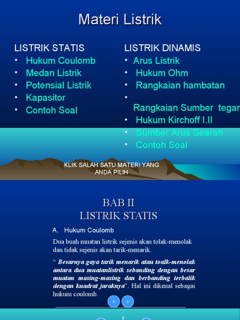 Contoh Soal Listrik Statis Hukum Coulomb