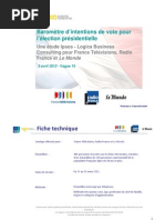 Download Rapport complet Baromtre Intention de vote Vague15 by LeMondefr SN87749726 doc pdf