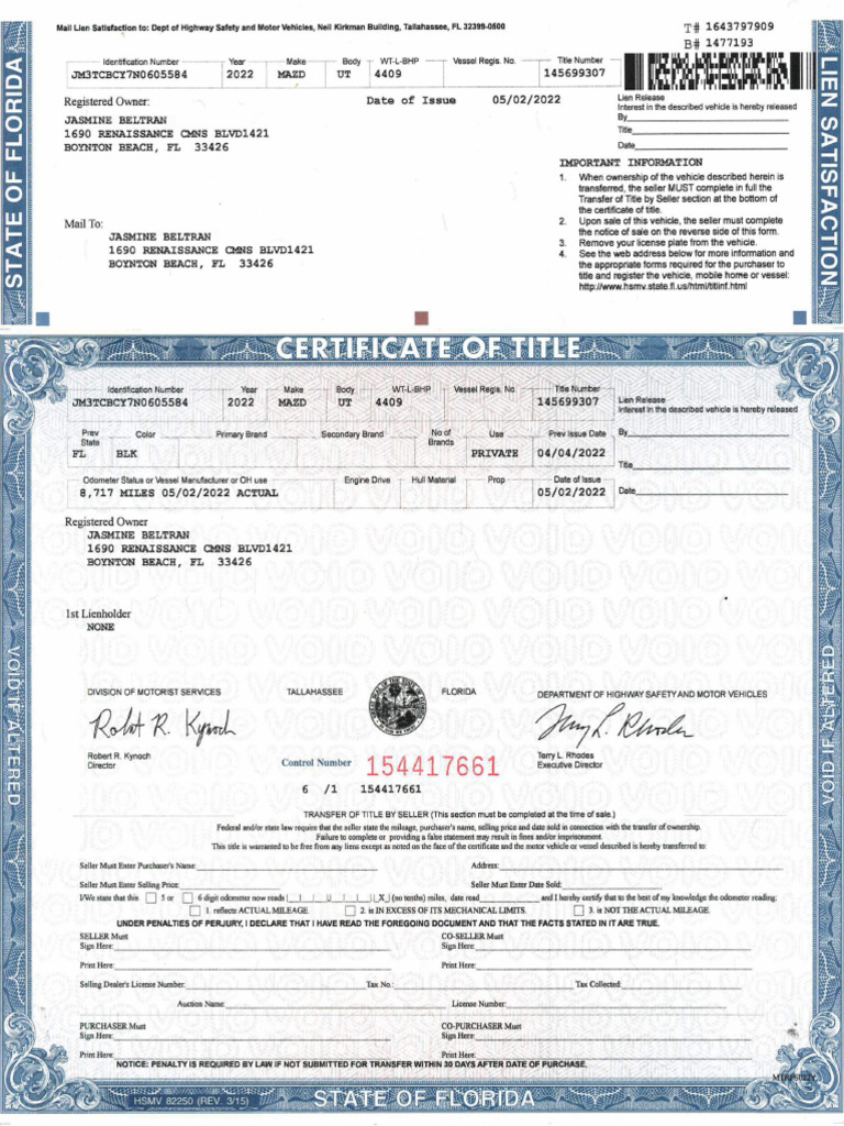 FL Title Scan | PDF