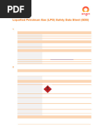 LPG Safety Data Sheet Overview | PDF | Liquefied Petroleum Gas | Propane