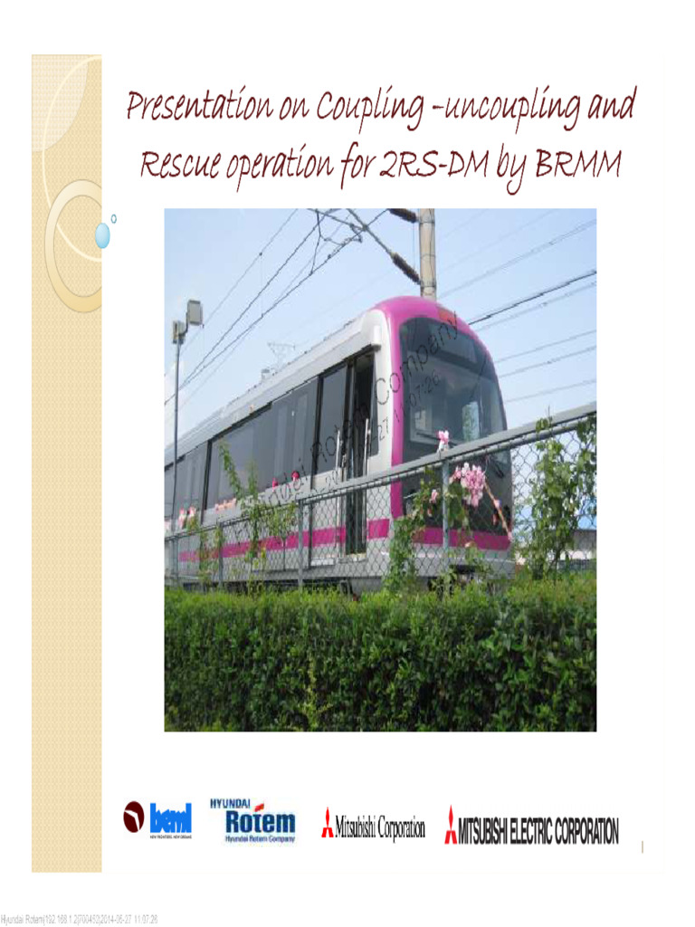 01 PPT For Coupling and Rescue (Compatibility Mode) | PDF | Train ...