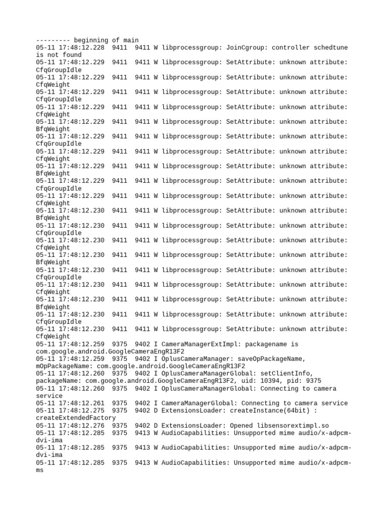 Log Cat 1746965892182 | PDF | Software Engineering | Computer Programming