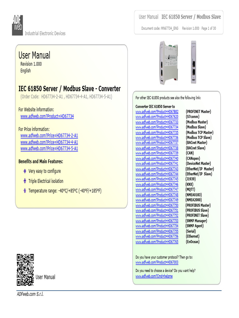 IEC 61850 Server Modbus Slave Manual | PDF | Transport Layer Security ...