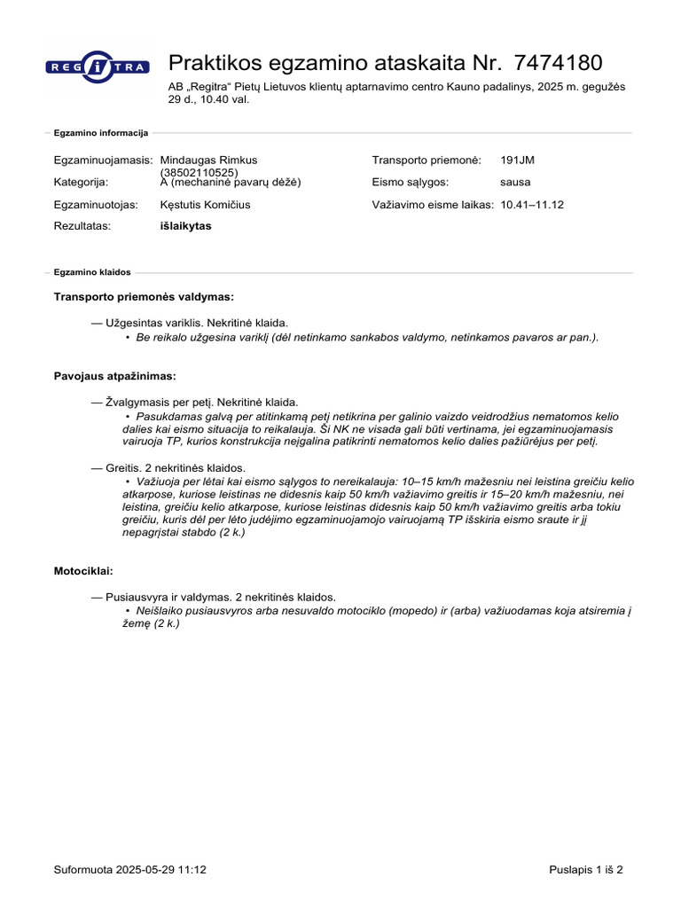 Protokolas | PDF
