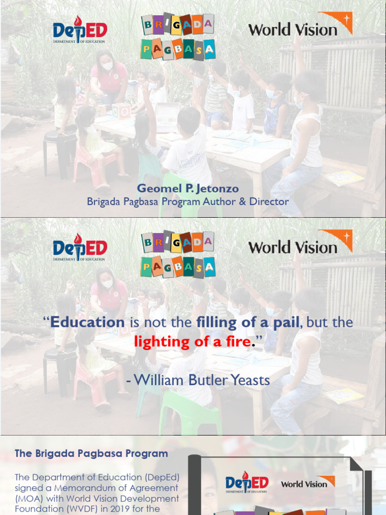 Strategies in Teaching Key Domains of Literacy DepEd CAR BP Training ...