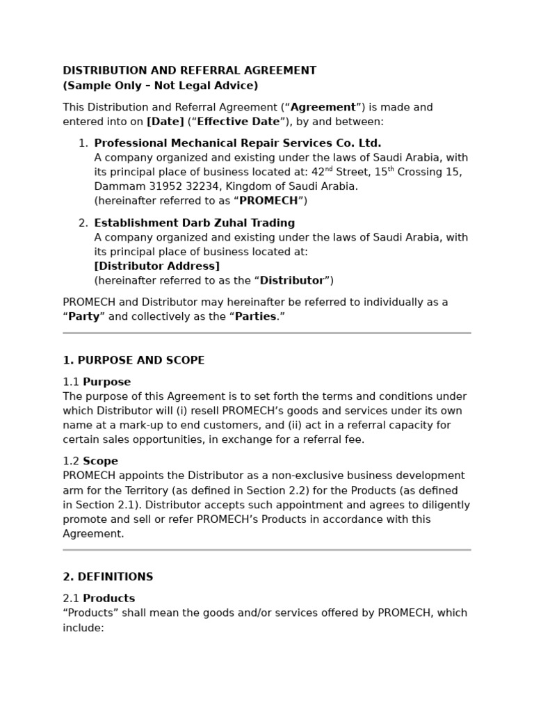 Distributor Agreement Final1 | PDF | Indemnity | License