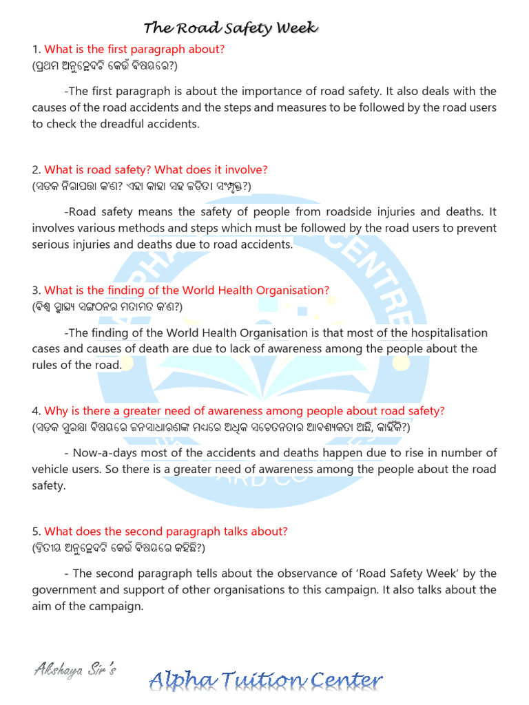 Road Safety Week Awareness Campaign | PDF | Road Traffic Safety | Driving