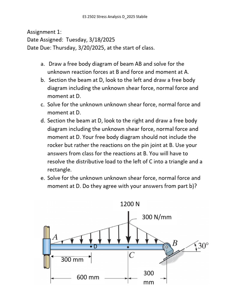 Assignment+1+ES2502+D 2025+stabile | PDF