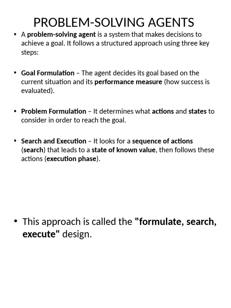 Understanding Problem-Solving Agents in AI | PDF | Theoretical Computer ...