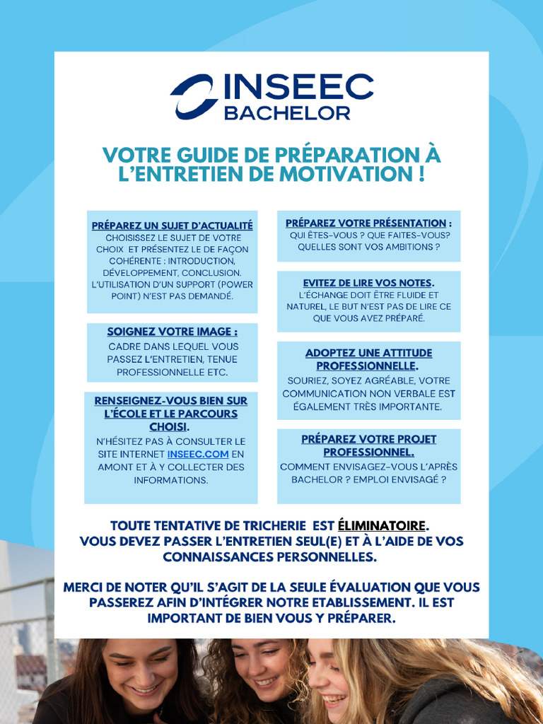 Préparation Concours INSEEC BACHELOR - FR | PDF