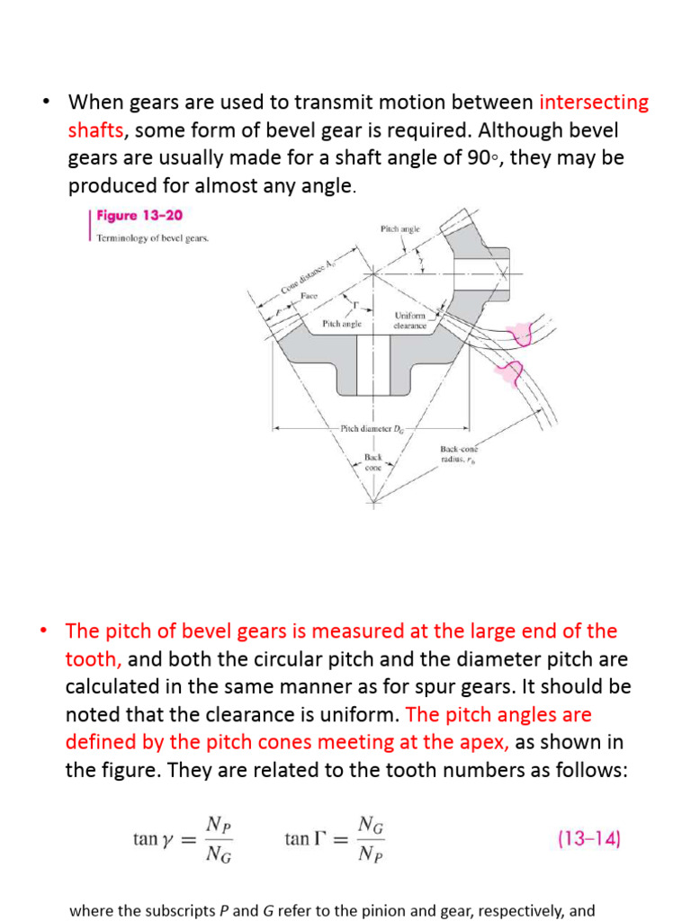 Lecture 3b-Bevel Gear | PDF