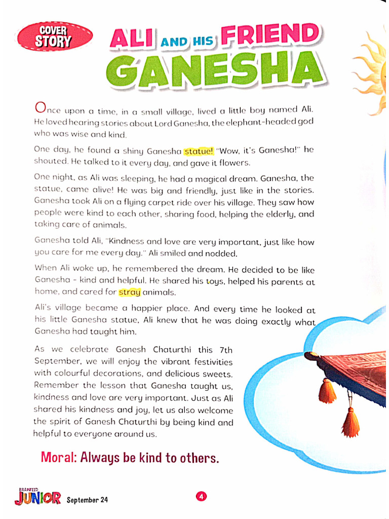 Ali and His Friend Ganesha | PDF
