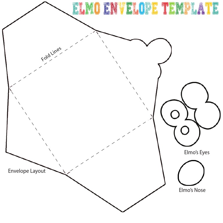 Elmo Envelope Template | PDF