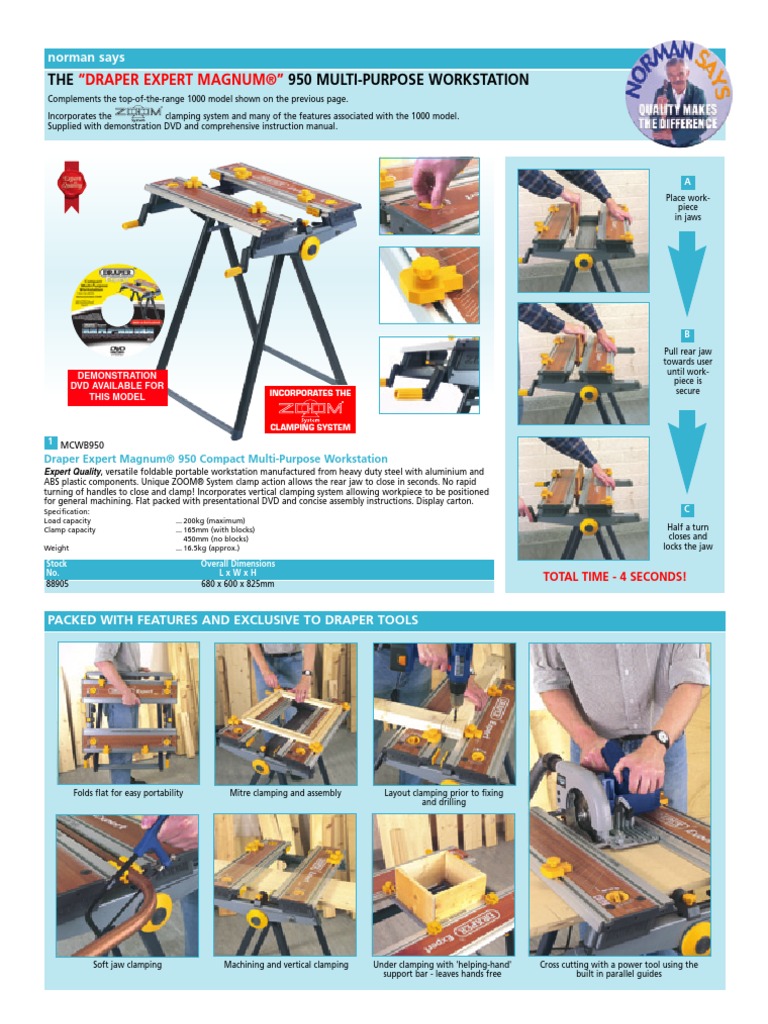 Draper Workbench | PDF | Machining | Tools