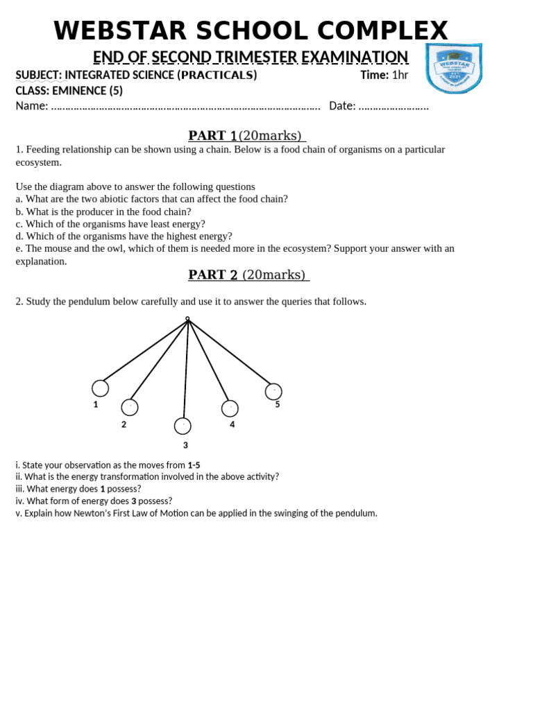 Integrated Science Practical Exam Guide | PDF