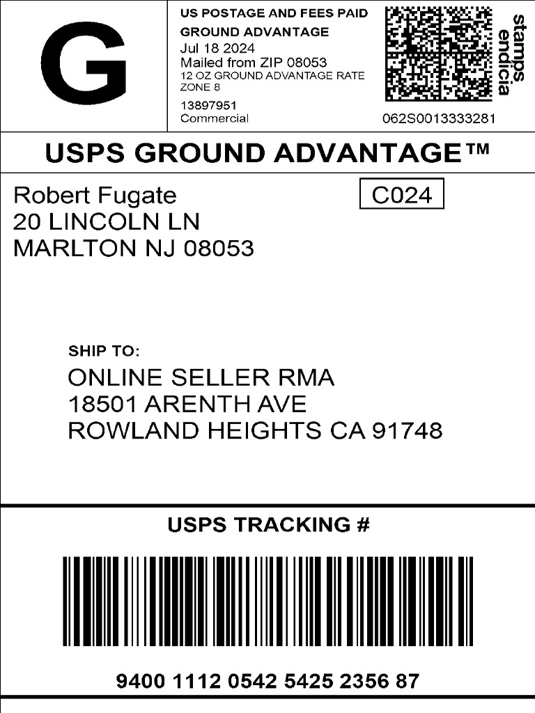 UspsFirstClassMail | PDF