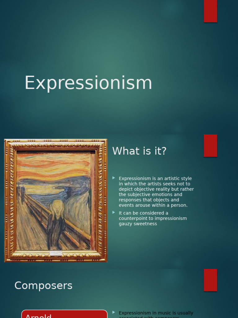 Expresionalism | PDF | Modernism (Music) | Musical Forms