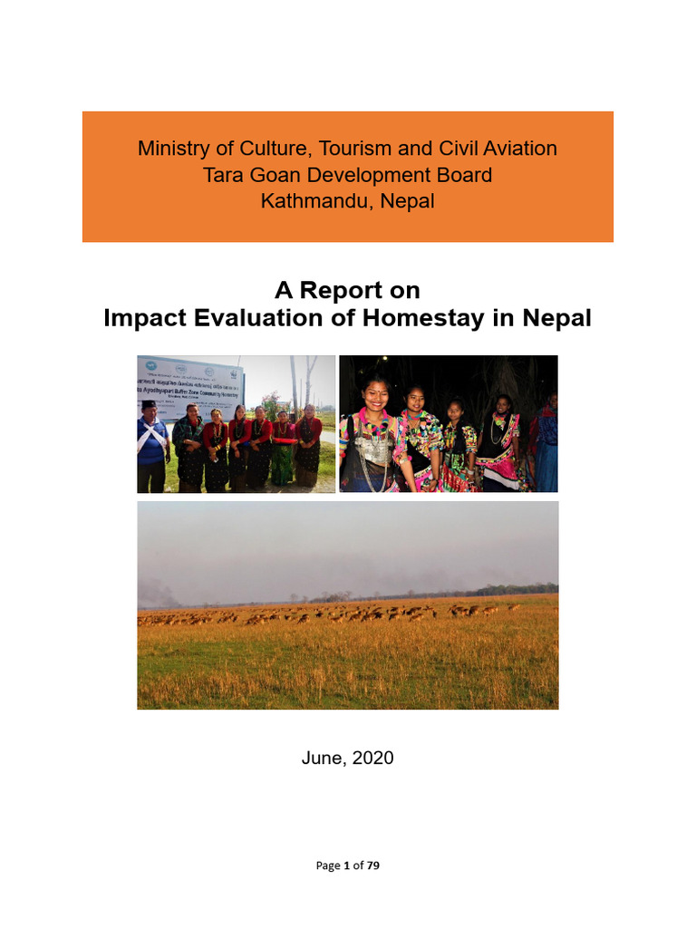 Impact Evaluation of Homestays in Nepal | PDF | Tourism | Nepal