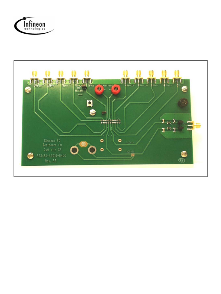 Preliminary Datasheet for Test Board | PDF | Electrical Engineering ...