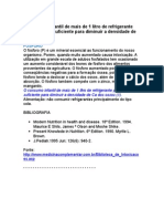 O Consumo Infantil de Mais de 1 Litro de Refrigerante Por Semana e Perda de cálcio