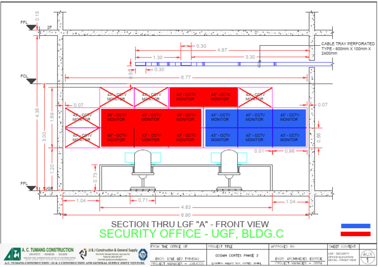 Security Office Layout Details | PDF