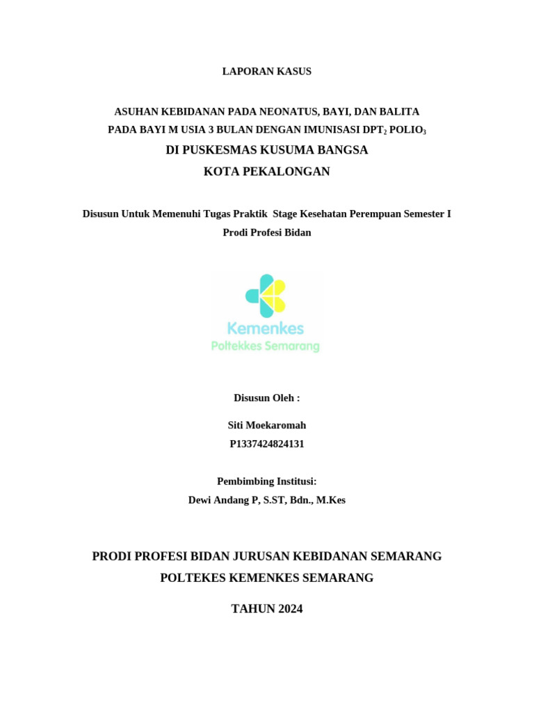Lap. Kasus By. M | PDF