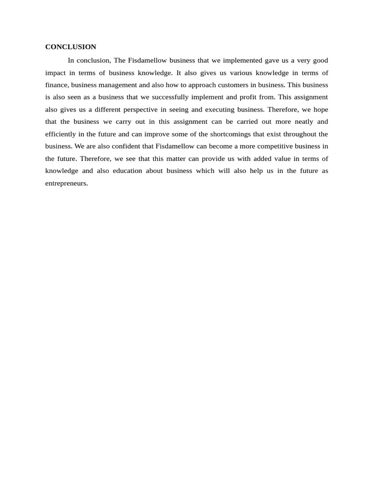 Conclusion Ent | PDF