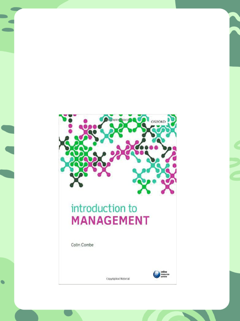 (Ebook PDF) Introduction To Management 1st Edition Download | PDF ...