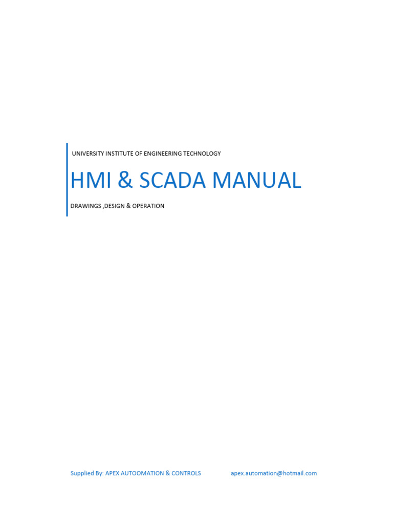 HMI & SCADA Design Manual Guide | PDF | Computer Keyboard | Bit