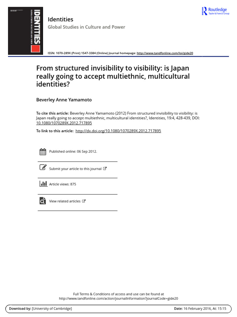 From Structured Invisibility To Visibility Is Japan Really Going To ...