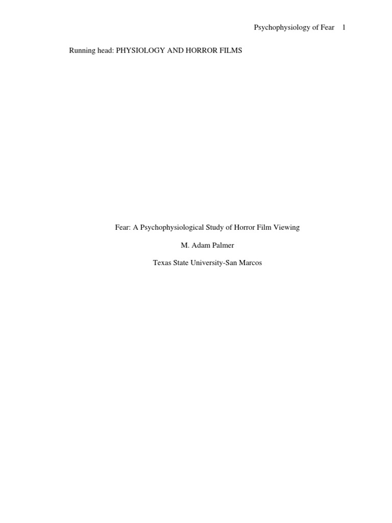 Horror | PDF