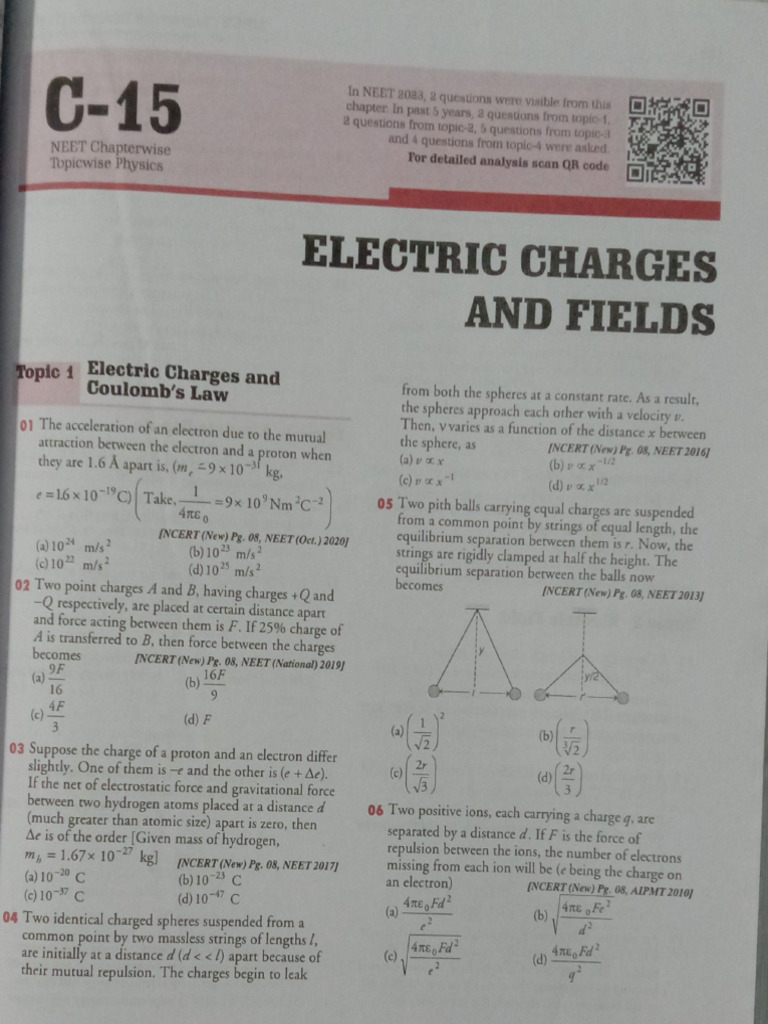 Physics CH 1 and 2 Pyqs | PDF