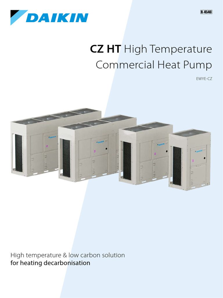 High Temp Commercial Heat Pump CZ-HT | PDF | Heat Pump | Heat Exchanger