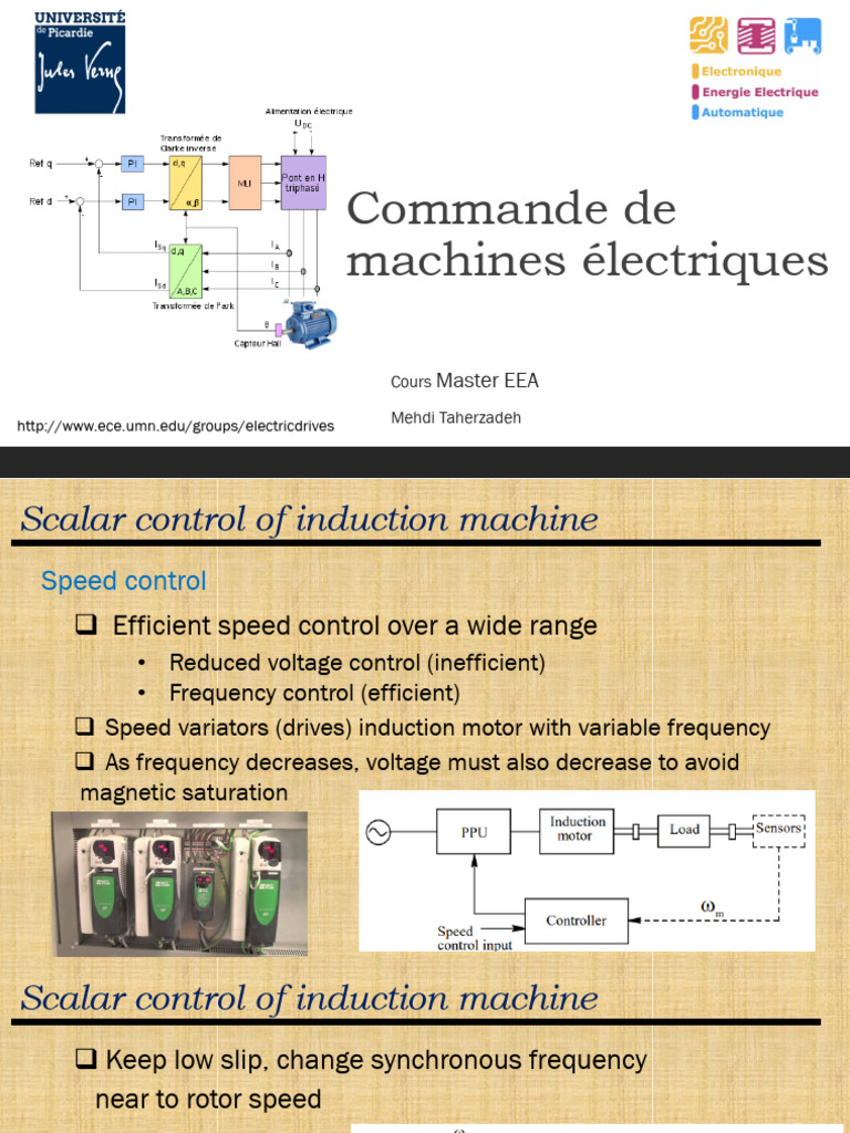Ch3-Scalar Control Induction Machine | PDF