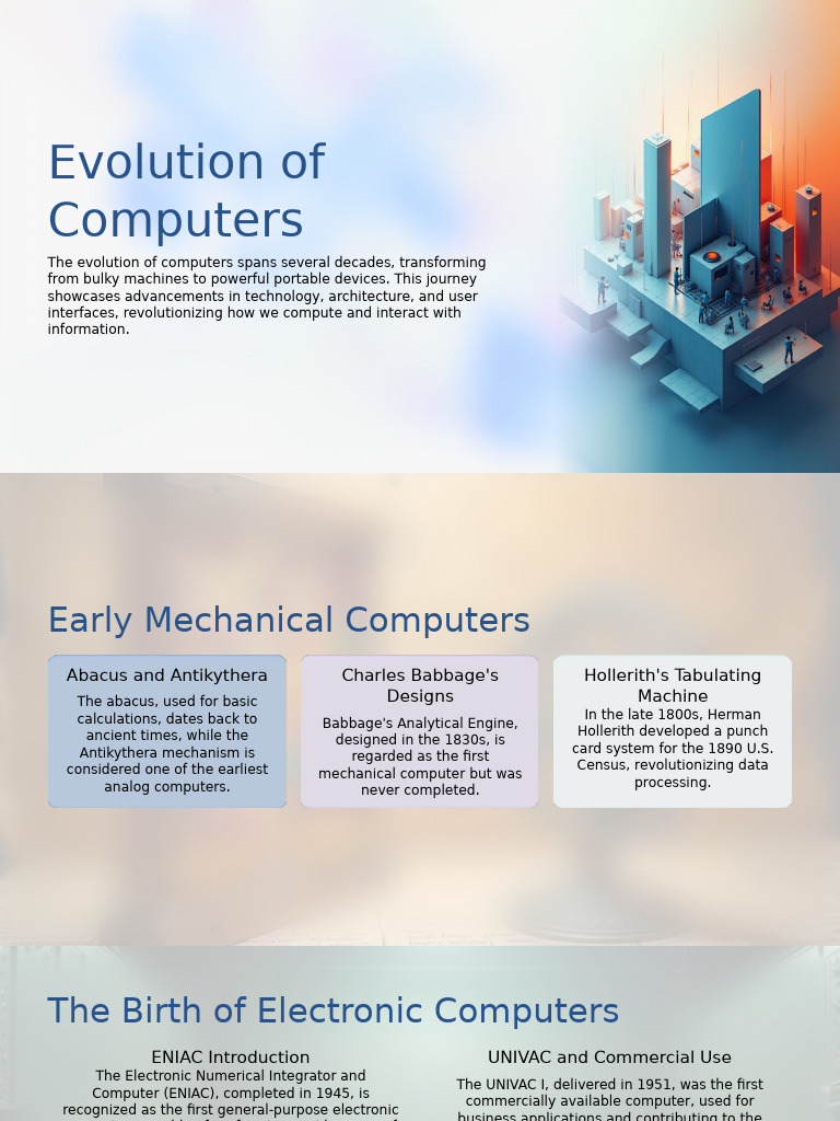 History of Computer Evolution | PDF | Computing | Internet