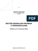 Metode Radikalnih Promena U Organizacijama