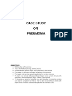 Case Study Pneumonia | PDF | Pneumonia | Lung