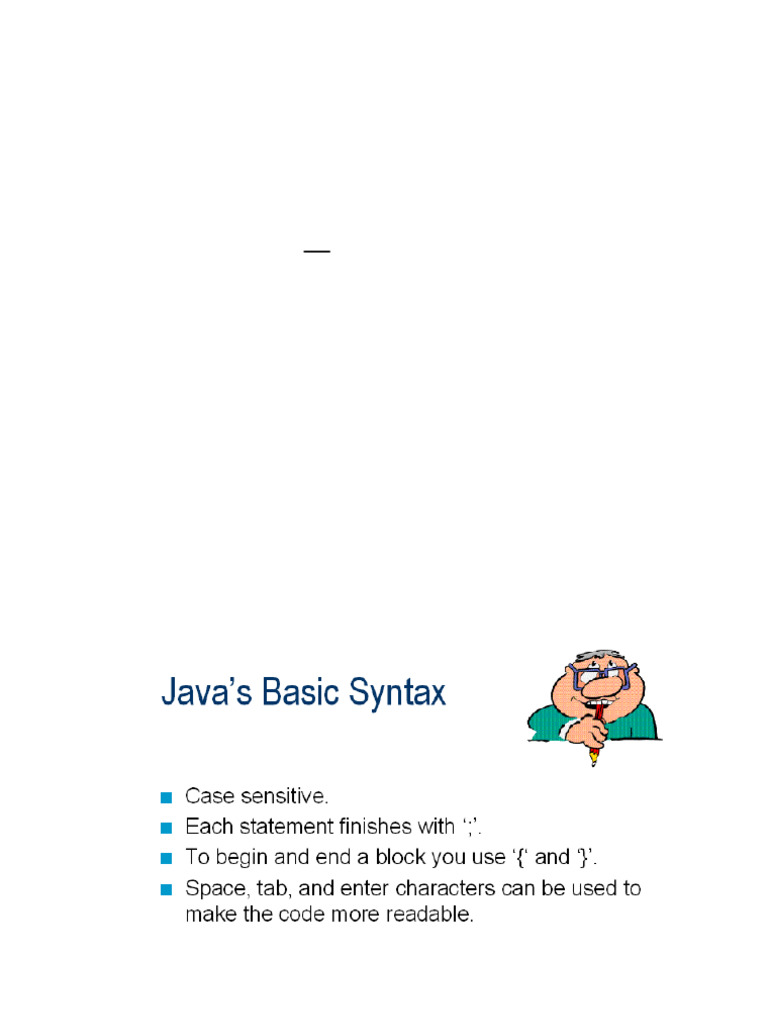 1 3 Java Basics | PDF | Computer Programming | Software Engineering