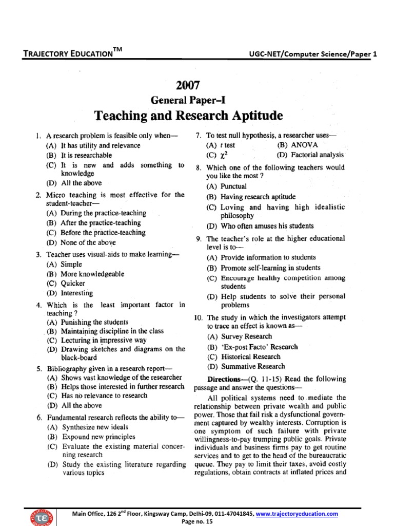 UGC-NET Computer Science Guide | PDF