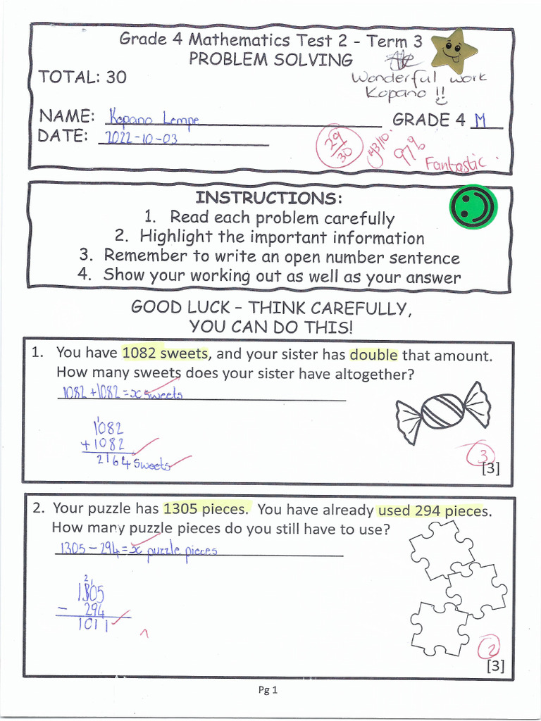 Term 3 Test 2 | PDF