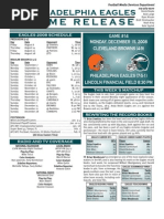 Eagles-Browns Media Notes (Eagles)