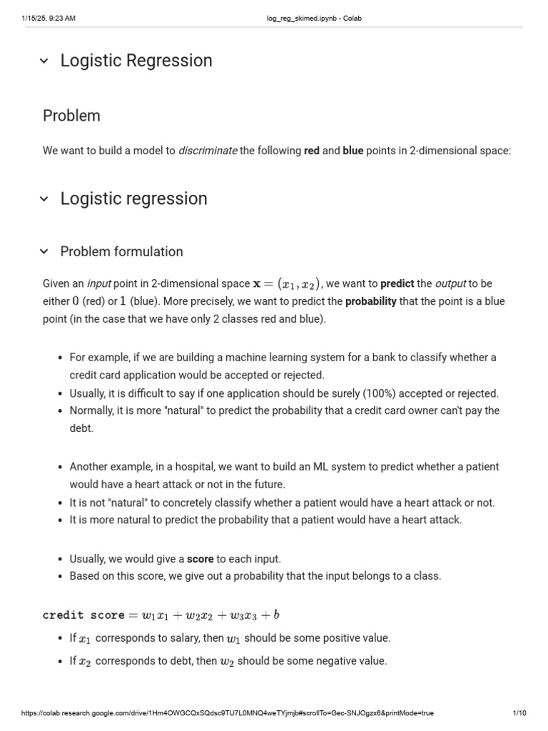 Understanding Logistic Regression Basics | PDF | Logistic Regression ...